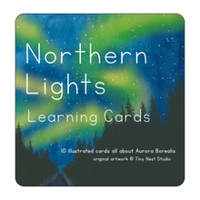 Load image into Gallery viewer, Northern Lights Learning Cards
