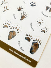 Load image into Gallery viewer, Tracks of Alaska Sticker Sheet