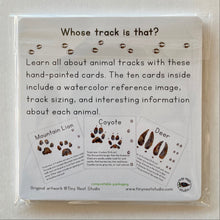 Load image into Gallery viewer, Animal Track Learning Cards