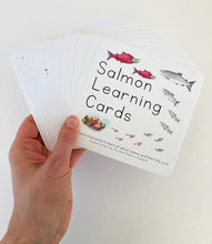 Load image into Gallery viewer, Salmon Life Cycle Learning Cards