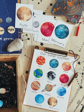Load image into Gallery viewer, Solar System Flashcards and Mini-Poster: Digital Download