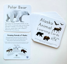Load image into Gallery viewer, Alaska Animal Learning Cards