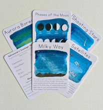 Load image into Gallery viewer, Exploring the Night Sky for Kids Learning Cards
