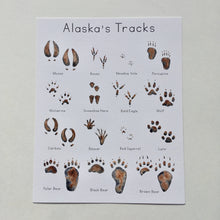 Load image into Gallery viewer, Animal Tracks of Alaska Mini-Poster: Digital Download