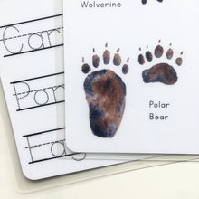 Load image into Gallery viewer, Alaska Animal Track Writeable Placemat
