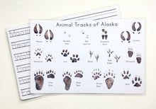 Load image into Gallery viewer, Alaska Animal Track Writeable Placemat