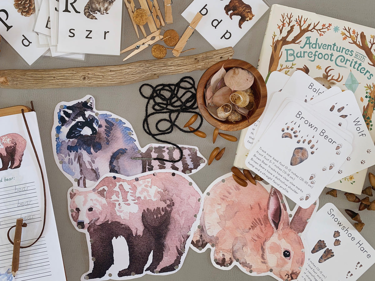 Alaska Animal Tracks Learning Cards: Digital Download – Tiny Nest Studio