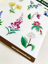 Load image into Gallery viewer, Flowers of Alaska Sticker Sheet
