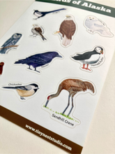 Load image into Gallery viewer, Birds of Alaska Sticker Sheet

