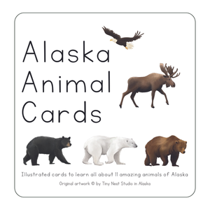 Alaska Animal Learning Cards