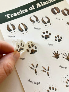 Tracks of Alaska Sticker Sheet