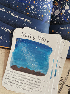 Exploring the Night Sky for Kids Learning Cards