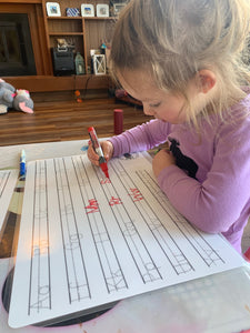 Writeable ABC Placemat for Kids