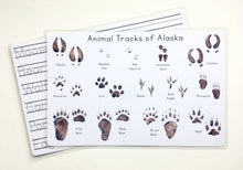 Load image into Gallery viewer, Alaska Animal Track Writeable Placemat
