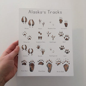 Animal Tracks of Alaska Mini-Poster: Digital Download